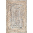 thumbnail image 2 of nuLOOM Eliz Hand Braided Jute Runner Rug, 2' 6" x 6', Blue, 2 of 4