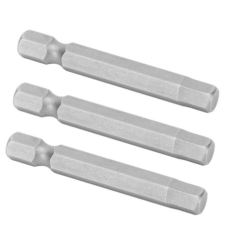 

Henmomu 10Pcs Hex Magnetic Head Screwdriver Bits Industrial Supplies Workshop Equipment S1/4 Magnetic Screwdriver Bits Magnetic Hex Screwdriver Bits