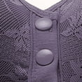 thumbnail image 3 of Breezora Women's Senior Friendly Front Close Bra Comfort Soft Fabric Full Coverage Undergarment Easy Wear Design Daily Essential Wear 48 Size Purple, 3 of 7