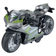thumbnail image 2 of Motocicleta deportiva de aleación fundida 1/12, modelo de motocicleta con luz musical, colección de juguetes, decoración de vehículos, modelo de Hobby plata CUTICAT juguetes de fundición de motocicleta, 2 of 8