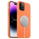 thumbnail image 1 of Funda de silicona líquida Magsafe para iPhone 15 Pro Max con cobertura total, 1 of 5