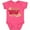 Vintage Hot Pink, variant on Inktastic Pizza Makes It All Better Boys or Girls Baby Bodysuit
