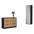 thumbnail image 1 of FM FURNITURE Burwell 2 Piece Bedroom Set Multi-Color Engineered Wood, 1 of 7