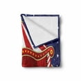 thumbnail image 2 of Circus Soft Flannel Fleece Throw Blanket, Canvas Tent Circus Stage Performing Theater Jokes Clown Cheerful Night Theme, Cozy Plush for Indoor and Outdoor Use, 50" x 60", Blue Vermilion, by Ambesonne, 2 of 6