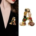 thumbnail image 2 of Daolelai Alphabet Pearl Brooch, 2 of 2