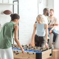 thumbnail image 6 of Huloretions 54 Inch Full Size Foosball Table, Soccer Table Game for KidsAdults,Table Soccer for Indoor GameSport, 6 of 10