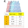 thumbnail image 2 of PULLIMORE Women's Tie Dye Summer Tank Dress Casual Sleeveless T-Shirt Dresses Beach Short Swing Sundress (XL, Pink), 2 of 10