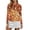 A-Orange645, variant on Bibifish Womens Tees Collared Half Zip Pickleball Dot Print Long Sleeve Sporty Tops Athletic Active Stretch Shirts