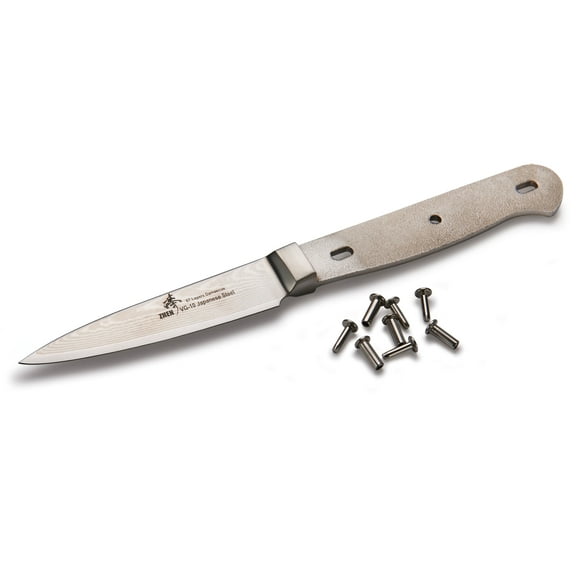 Woodworking Project Kit for Zhen Paring Knife, Blade Blank, 3-5/16" L x 5/64" T