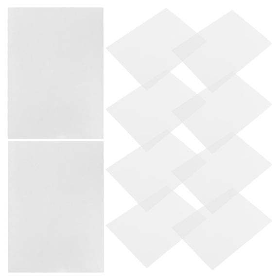 GAXIRE 10-Pack Clear Acrylic Sheets for Photo Frames, Crafting, Projects, and Home Decoration Plastic Panels