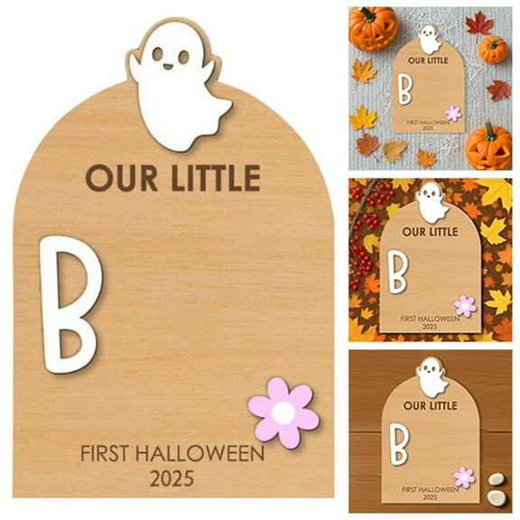 Halloween Keepsake DIY Footprint and Handprint Art Decoration for Photo Props for Kids Rooms