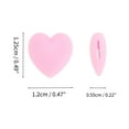 thumbnail image 4 of Unique Bargains 5 Pair Eyeglass Temple Tips Heart Pattern Anti-slip Ear Hooks 0.47"x0.49"x0.22" Pink, 4 of 5