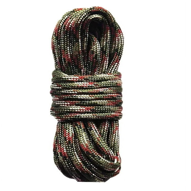 Nvzi 2 piezas de cordón de nailon trenzado de 4 mm para acampar, hamacas, tendedero, senderismo, pesca, 3 yardas, H