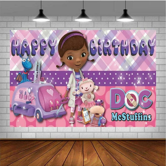 Doc Mcstuffins Post Wall Decor Birthday Banner Backdrop Background Party Supplies Taspestry