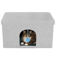 thumbnail image 2 of FurHaven Pet Products Large Pet House Ottoman for Dogs & Cats - Mist Gray, 2 of 10