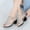 Gray GY36, variant on WIZUTIZ Block Heel Sandals for Women Womens Dress Sandals Comfort Indoor Elastic Beach Sandals Pull-On Round Toe Shoes Low Heel (1"-2") Wide Solid Sandals Travel Deals Black