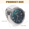 thumbnail image 3 of Finger Watch Mini Watch Ring Roman Numeral Ring Watch Modern Ring Watch, 3 of 6