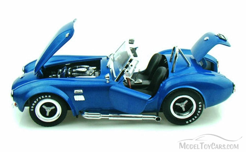 ミニカー shelbe cobra 1/18 Shelby Collectibles 1966 Cobra Super Snake Convertible, Blue