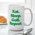 thumbnail image 6 of CafePress - Eat Sleep Golf - 15 oz Ceramic Large White Novelty Mug, 6 of 6