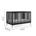 Delta Children Essex 4in1 Convertible Baby Crib Greenguard Gold