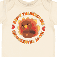 thumbnail image 4 of Inktastic Happy Thanksgiving with Cute Turkey Boys or Girls Baby Bodysuit, 4 of 5