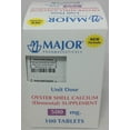 thumbnail image 1 of Major Oyster Shell Calcium Tablets, 500 mg, 100 Count, 1 of 2