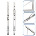 thumbnail image 6 of LABSERRON 2Pcs Folding Brackets for Shelves for Desk Board Simple Design Stainless Steel Support Racks, 6 of 8