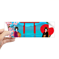 thumbnail image 1 of Kimono Girl Japan Culture Umbrella Rectangle Bumper Sticker Notebook Window Decal, 1 of 1