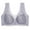 Grey, variant on Front Closure Bras for Women, No Underwire Seamless Bra for Old Women, Comfort Cotton Solid Lace Push Up Bra Breathable Bras (Coffee, Medium)
