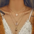 thumbnail image 2 of HSHDLDF Collier Coquillage Puka pour Femmes Hommes Collier Surfeur Coquillage Cordon Collier Collier Ras du Cou Perles Colorées Collier Ajustable Été Boho Hawaii Boucle Perle Collier Bijoux Coquillage Naturel, 2 of 6