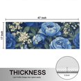 thumbnail image 5 of Kitchen Rugs Sets Of 2,Pioneer Flower Floral Print Pattern Anti Fatigue Kitchen Mat Rugs Non Slip Washable,Decorative Kitchen Floor Mats for Kitchen,Sink,Laundry,17"X47", 5 of 5