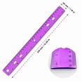 Color Transparent Ruler Plastic Rulers 12 Inch Metric Rulers With