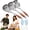 3, variant on Wooden Handle Stainless Steel Skimmer, Skimmer Slotted Spoon, Skimmer Ladle Spoon with Heat-Resistant Long Handle, Extra Thick Spider Strainer for Deep Frying, Boiling & Fast Oil Draining (1)