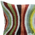 thumbnail image 4 of Pauli Silk Velvet Ikat Pillow, 16" X 24" Case Only, 4 of 5