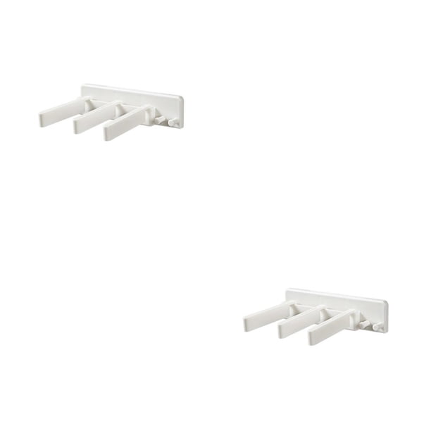 Kearding Soporte para de , exprimidor de tubos faciales para pared de baño y cocina, organizador sin perforaciones, estante dispensador de Blanco 2Conjunto