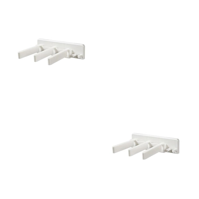 Matsuzay Soporte para de 2 en 1, exprimidor de crema de tubo Facial de pared, estante dispensador de extracción doméstico Blanco 2piezas