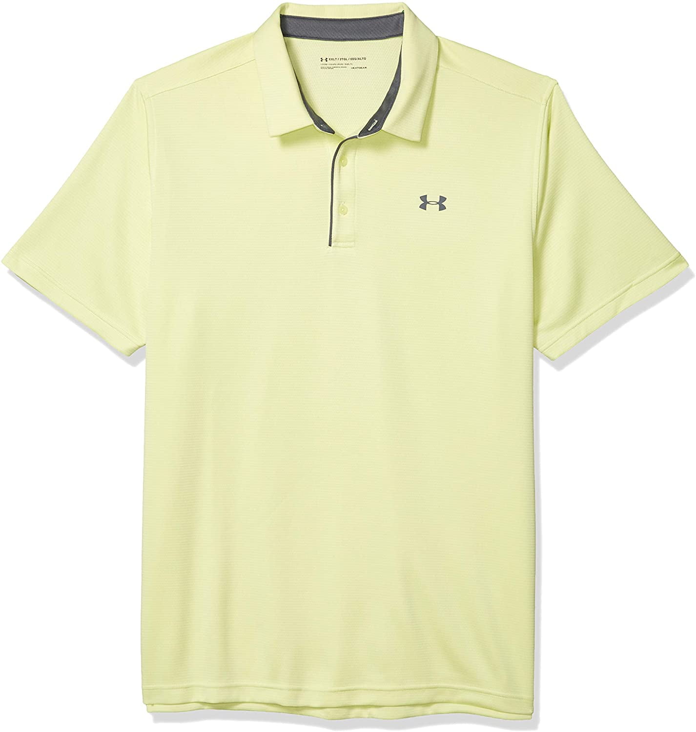 yellow under armour golf shirt