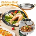 thumbnail image 3 of Stainless Steel Elliptical Plate Creative Golden Fish Plate H8R7 G9F8 U3H5, 3 of 8