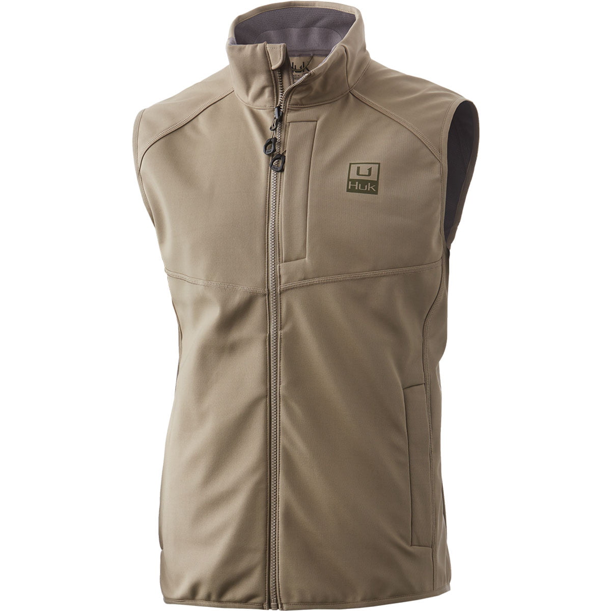 HUK Men's Icon X Soft Shell Jacket Windproof & Water Resistant Zip 