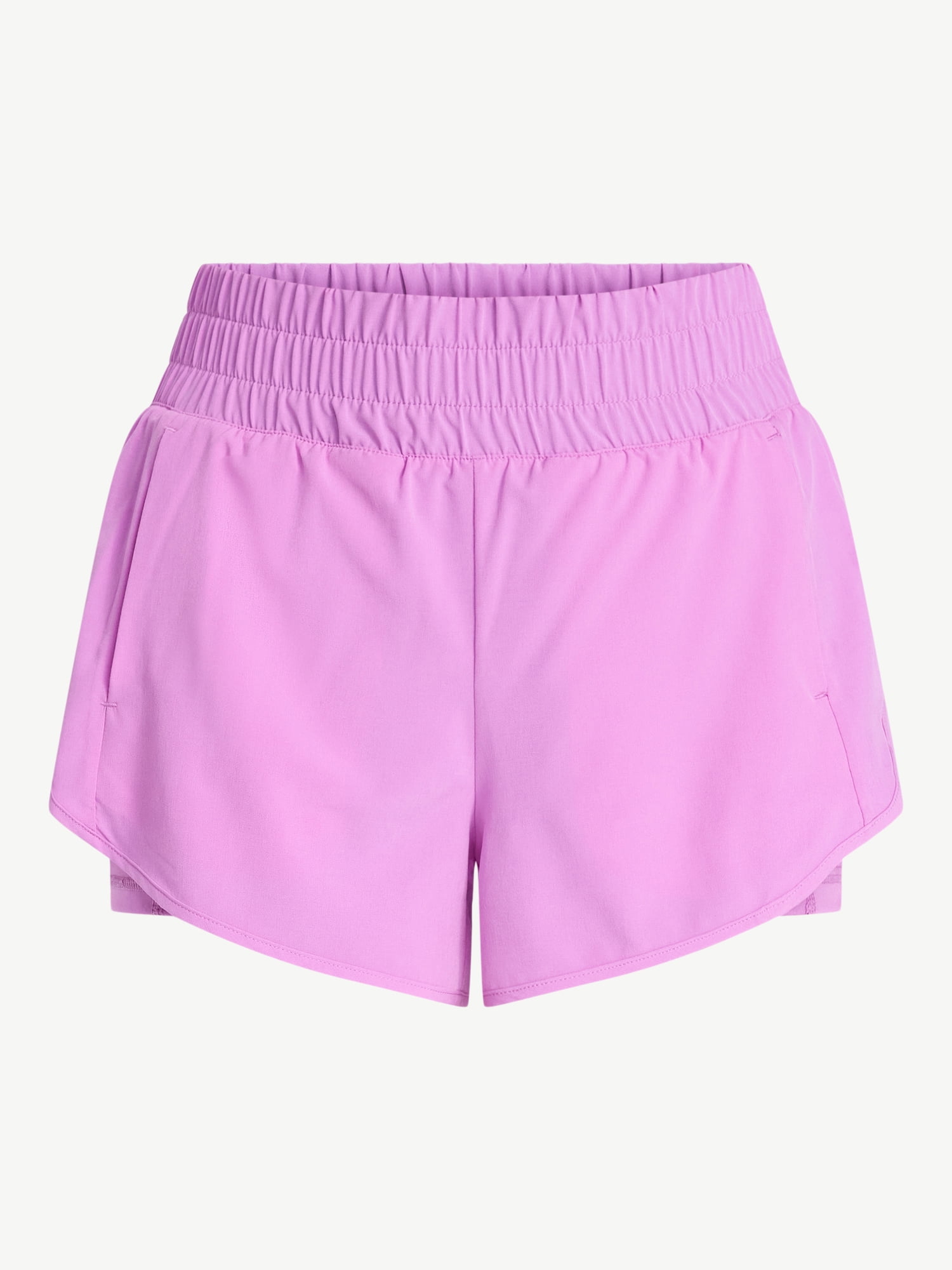 Avia Women's and Women's Plus Running Shorts with Bike Liner, 3" Inseam, Sizes XS-4X