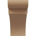 thumbnail image 2 of 5"W x 10"D x 10"H Classic Yorktown Rough Cedar Woodgrain TimberThane Corbel, Primed Tan, 2 of 6