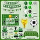 thumbnail image 2 of Set de decoración de fiesta de fútbol, cumpleaños, 120 piezas para niño, 2 of 8