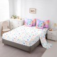 thumbnail image 4 of Manfei Personalized Letter R Twin Bedding Sets 7-Piece,Watercolor Shell Coral Bedding Comforter Set,Cute Magic Mermaid Sheet Sets For Girl Teens,Ultra Soft Bedroom Decor Reversible, 4 of 7