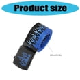 thumbnail image 3 of Flame Print Cotton Metal Belt Adjustable Length For Men Women Punk Rock Street Style Hip Hop Clothing Accessory, 3 of 4