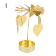 thumbnail image 1 of Golden Hot Rotating Candle Holder Christmas Revolving Metal Transit Home Windmill Decoration Lantern S4T0, 1 of 9
