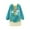 Mint Green@GC@, variant on CONZONE Toddler Boys Art Apron Cartoon Graphic Short Sleeve Painting Smock for Boys Crew Neck Lightweight Loose Fit Kids School Tops
