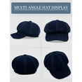 thumbnail image 4 of Women Denim Newsboy Hats Cotton Casual Cabbie Hat Stylish Beret French Cap Paperboy Caps, 4 of 6