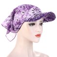 thumbnail image 4 of Sun Pasamontañas con capucha Bandana Bufanda Diadema Sombreros Gorra Verano Pesca - Púrpura Sunnimix Bandana de ciclismo, 4 of 8