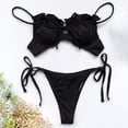 thumbnail image 3 of 1 Set Swimwear Set Padded Wire Spaghetti Strap Ruffle Summer Bikini for Beach, 3 of 7
