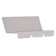 thumbnail image 1 of Swing Chair Cover Waterproof Foldable Cushion Patio Garden Yard Outdoor Seat Replacement Set (Gray), 1 of 8